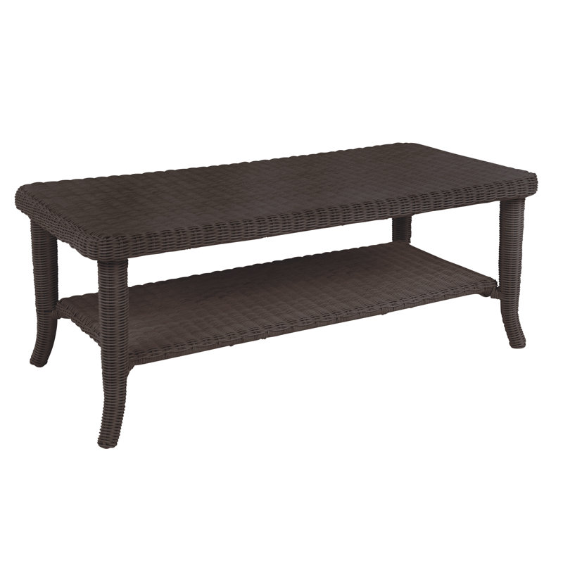 Cape Cod Outdoor Coffee Table, Textured Charcoal
