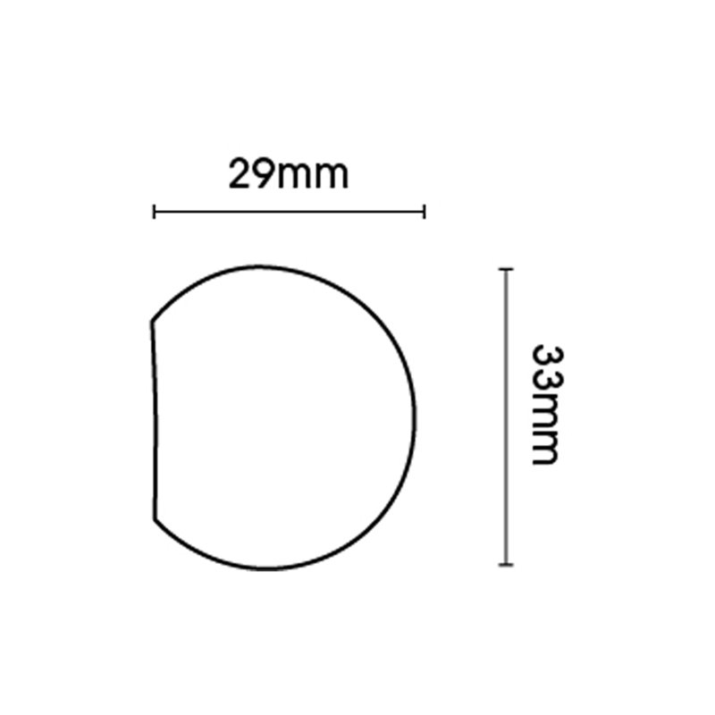 Single Curtain Pole, Black Nickel, 360cm W