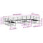 363cm Wide Patio Sectional Set