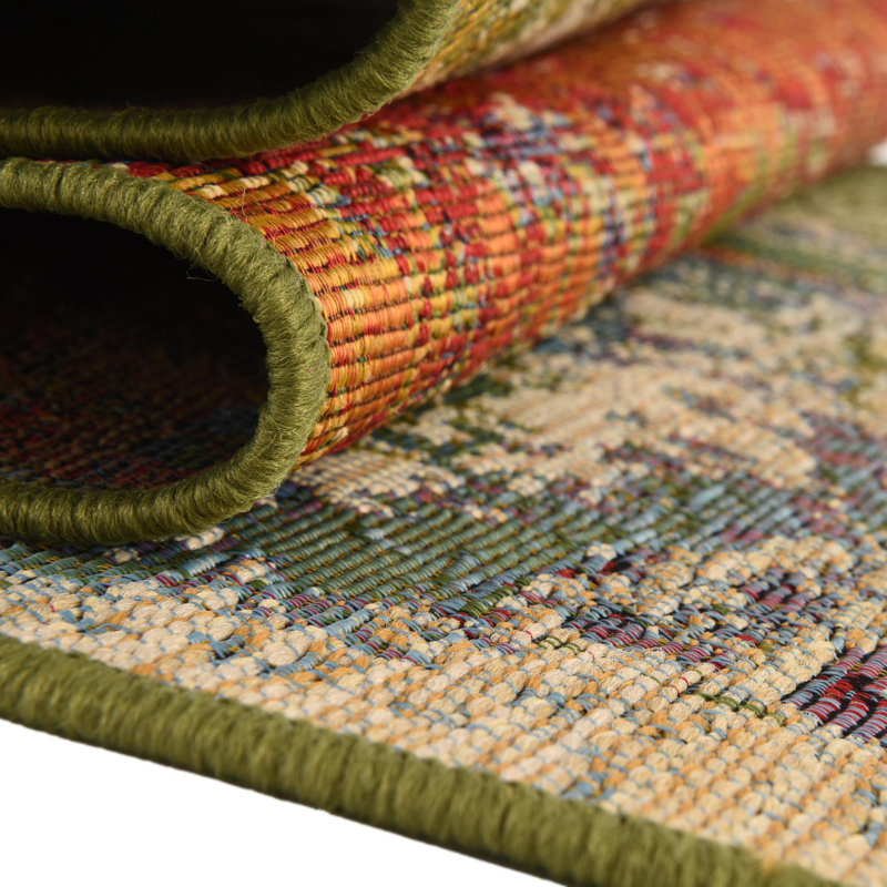 Tapis extérieur couleur iris Moss, Tapis de couloir 2 pi 7 po x 11 pi