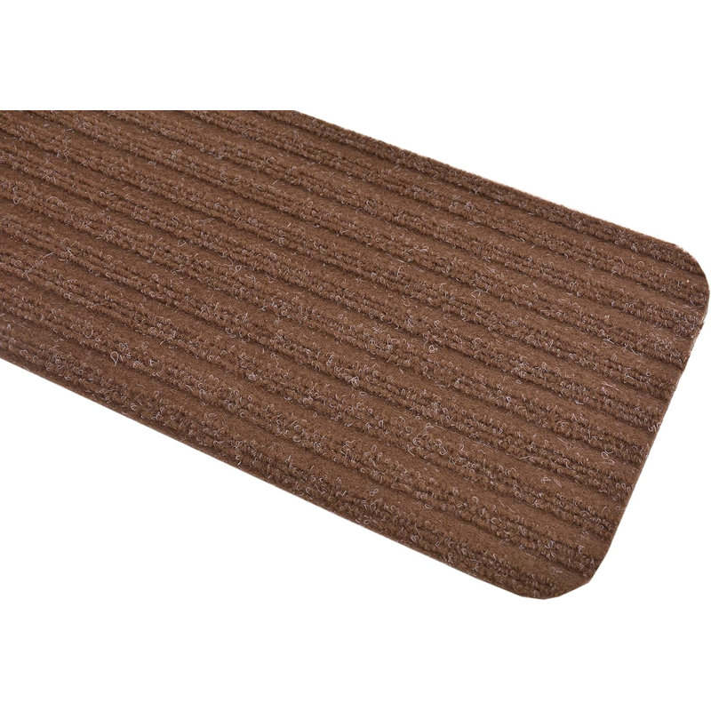 Tapis d'escalier brun antidérapant Stair
