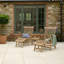 150cm Long Reclining Teak Single Chaise
