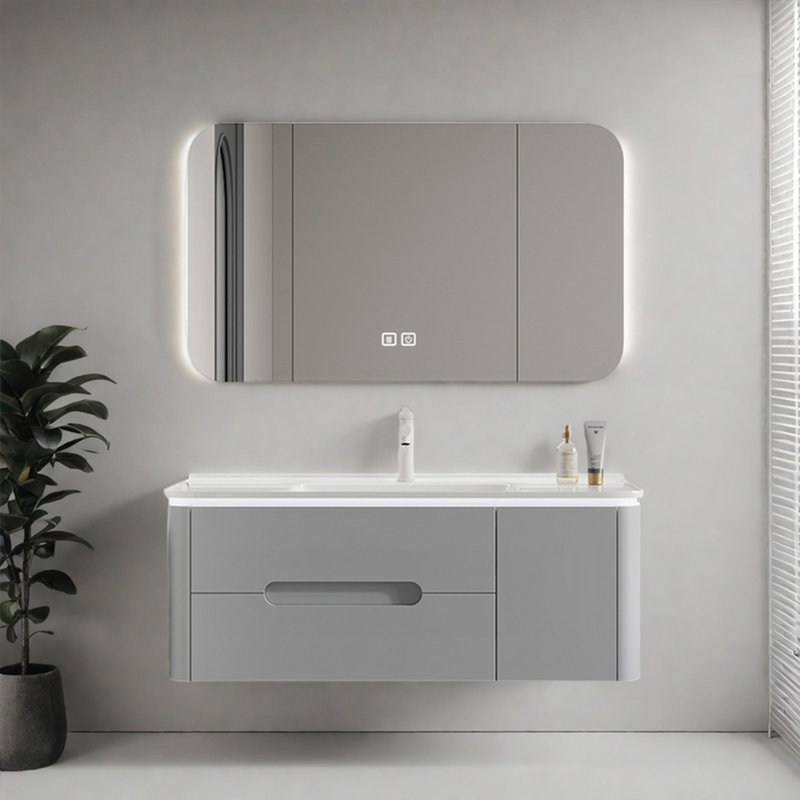 Armoire de salle de bain de style minimaliste français