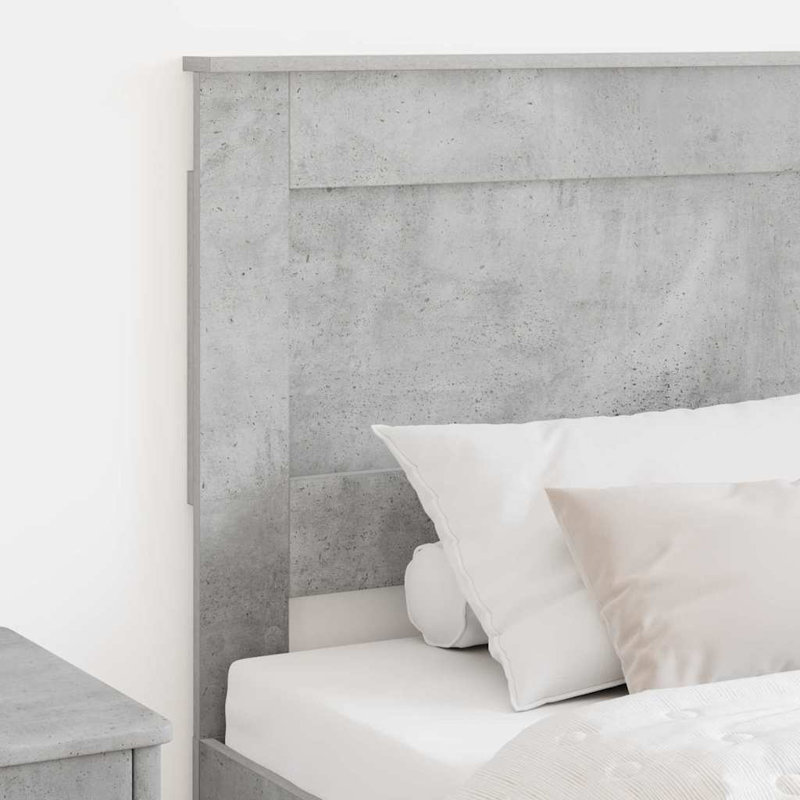 Headboard, UK Single - DE 90 x 190 cm, Concrete Grey