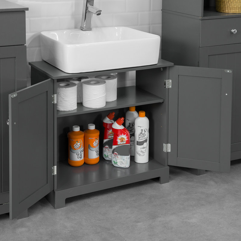 Ricketts 60cm Single Bathroom Vanity Base Only in Grey