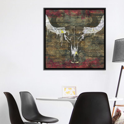 " Two Sides (Cow Skull) " by Diego Tirigall