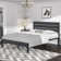 Bed Frame with Wooden Headboard and Footboard