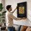 Dream Bigger Minimalist - Framed Print-1463472083-1463472094