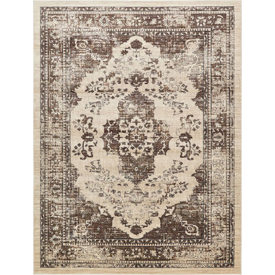 Brun oriental/beige Tapis décoratif Alesund
