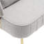 Causeuse en tissu Donneta Boucle-385583248