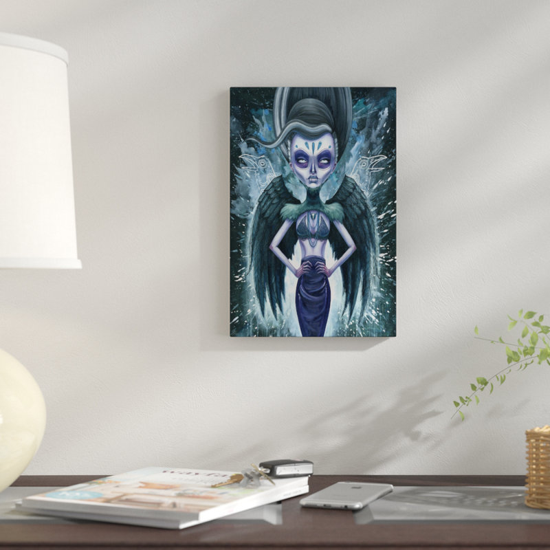 «Raviness», reproduction d'impression sur toile, H 26 po x l 18 po x P 1,5 po, Toile tendue, Pas de tapis
