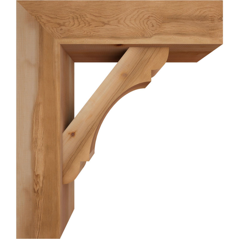 Olympic Block Offset Brace Bracket, 30 x 26, 7 1/2"W Western Red Cedar (Smooth)