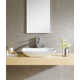 Modern Ceramic Rectangular Vessel Bathroom Sink