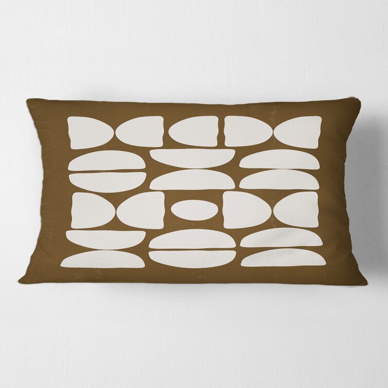 Leopard Pattern Pillow East Urban Home Color: Brown, Shape: Rectangular, Size: 12 x 20