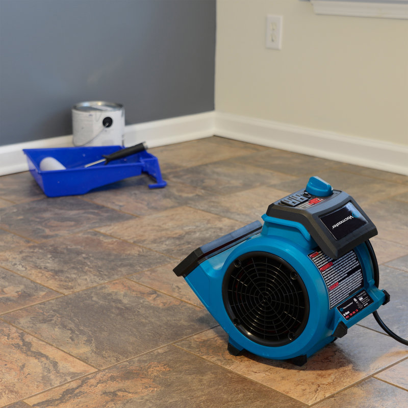 Vacmaster 550 CFM Lightweight Portable Air Mover with Push Button Control