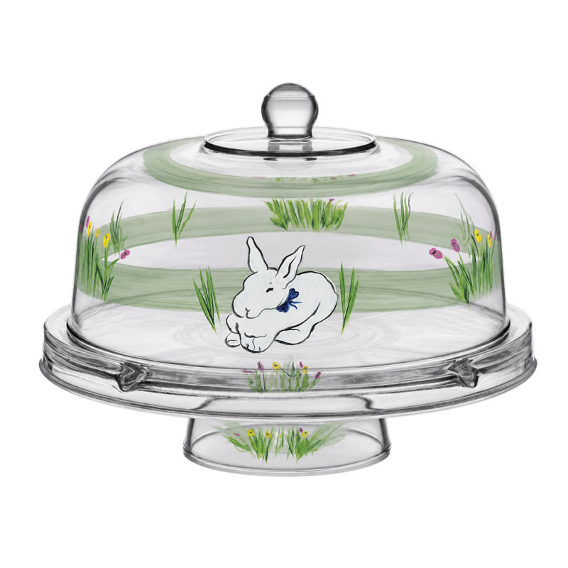 Présentoir à gâteaux lapin et tulipe Nassau