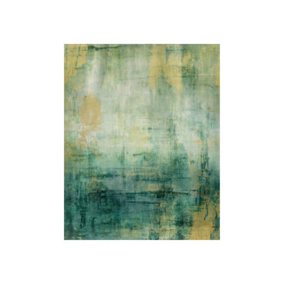 Turquoise Gold Painting by Emma McCartney