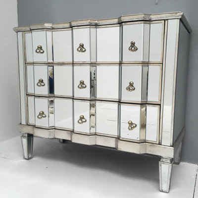 Ryland Solid Wood 103cm W 3 - Drawer Chest of Drawers