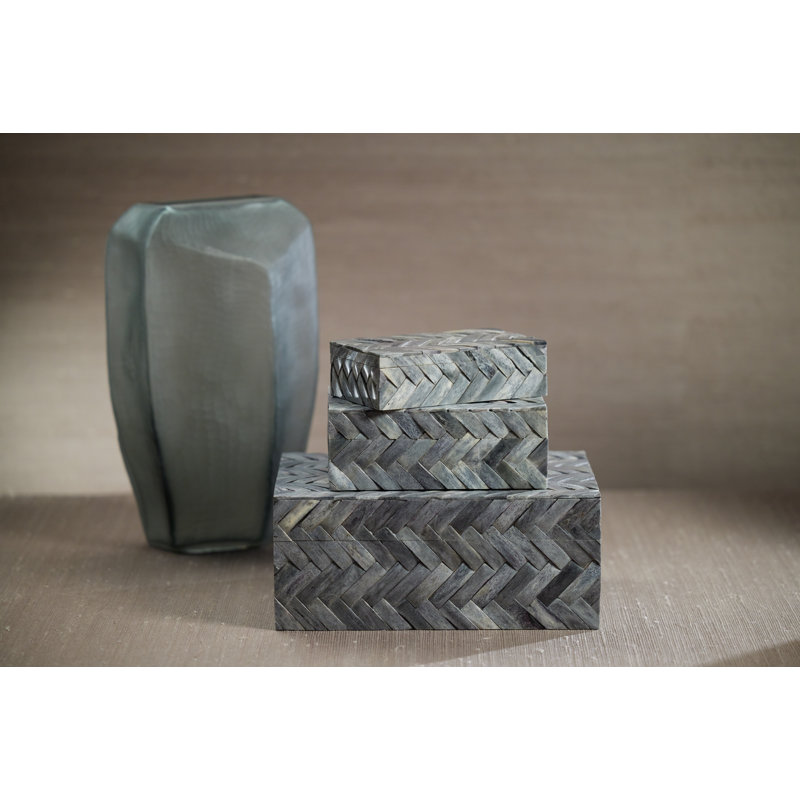 Boîte décorative Keil, H 2 po x l 7,25 po x P 4,25 po
