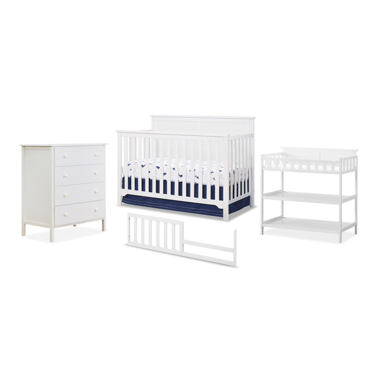 Sorelle Convertible 4 -Piece Nursery Furniture Set