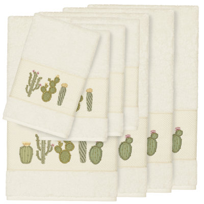 Mila 8 Piece Turkish Cotton Towel Set