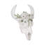 Sculpture décorative en crâne de taureau en résine pour décoration intérieure - Décoration murale suspendue moderne pour le bureau, la cuisine ou la décoration de salon-1089428587-1089428586