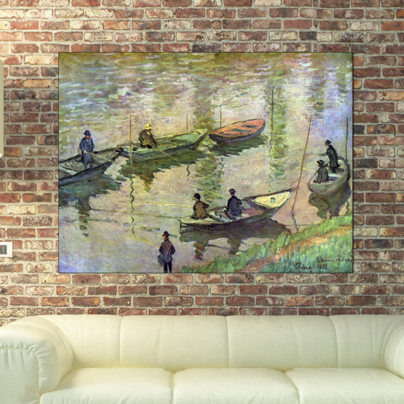 Claude Monet - Wrapped Canvas Painting, 90cm H x 120cm W x 1.8cm D