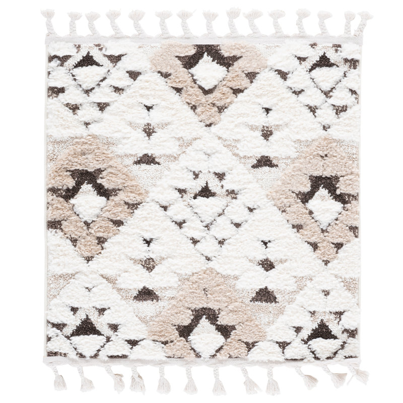 Mignon Moroccan Area Rug, Square 91 cm