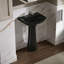 Cimarron® 26.81" Vitreous China U-Shape Pedestal Bathroom Sink with Overflow-10940875-19195628