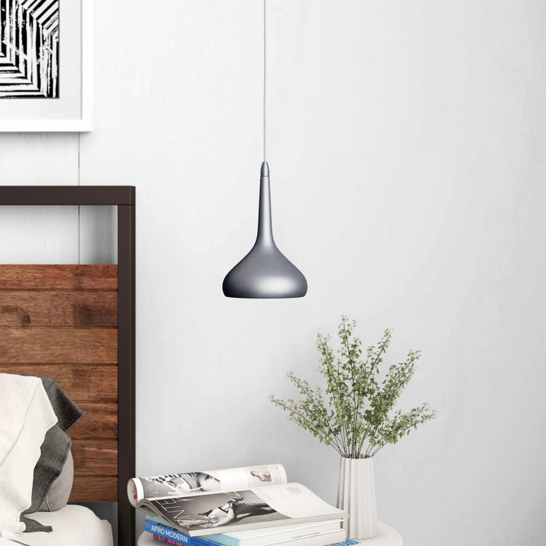 Bar 1 - Light Matte LED Teardrop Pendant