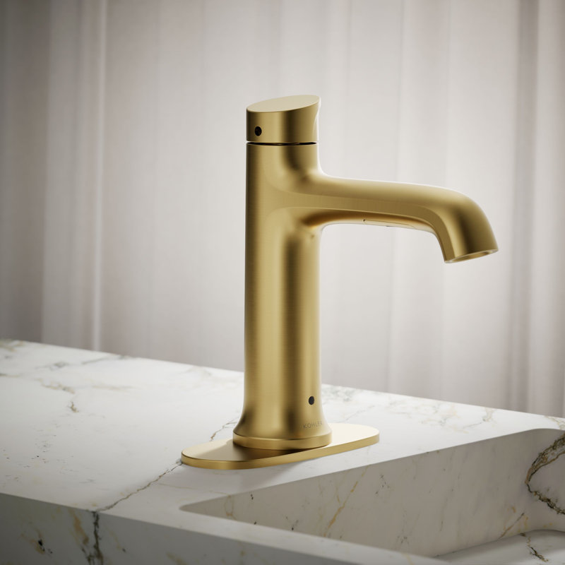 Tone Touchless Bathroom Sink Faucet 1.2 GPM, Brushed Brass