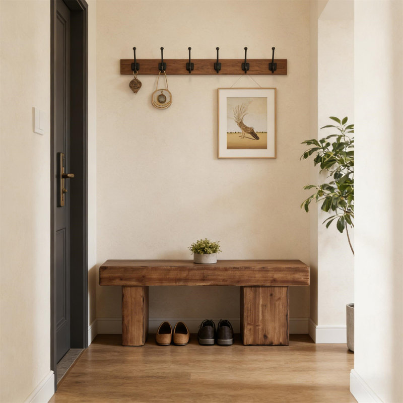 Banc d'entrée, Brun rustique