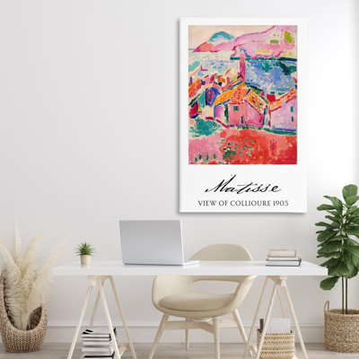 View Of Collioure Canvas, design by Vintage Hustle