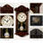 Wall Clock with Wood-Effect Plastic Pendulum