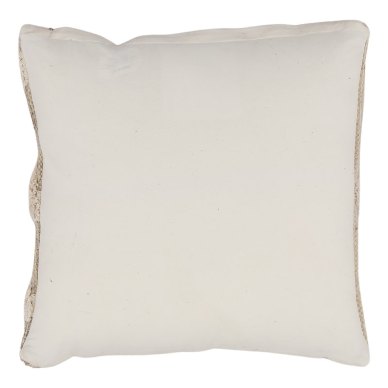 Coussin basilic ivoire