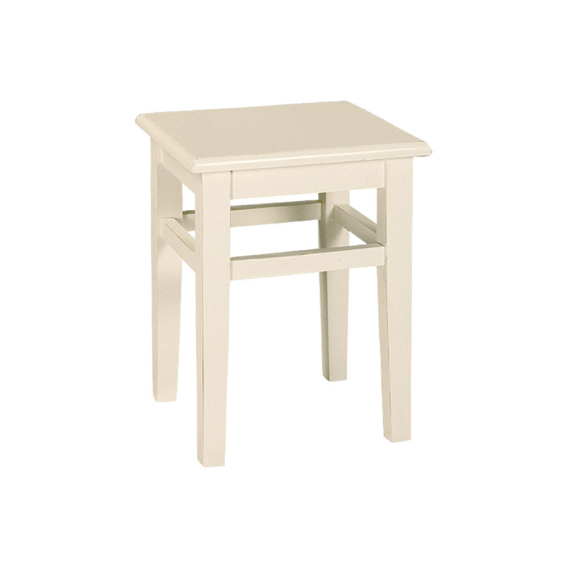 Cave Solid Wood Accent Stool