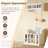 On-Trend Shoe Storage Bench With Shelves And 4 Hooks-1142806085