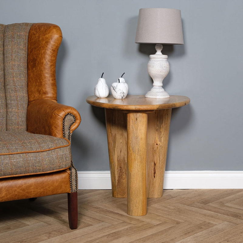 Climenhaga Solid Wood End Table