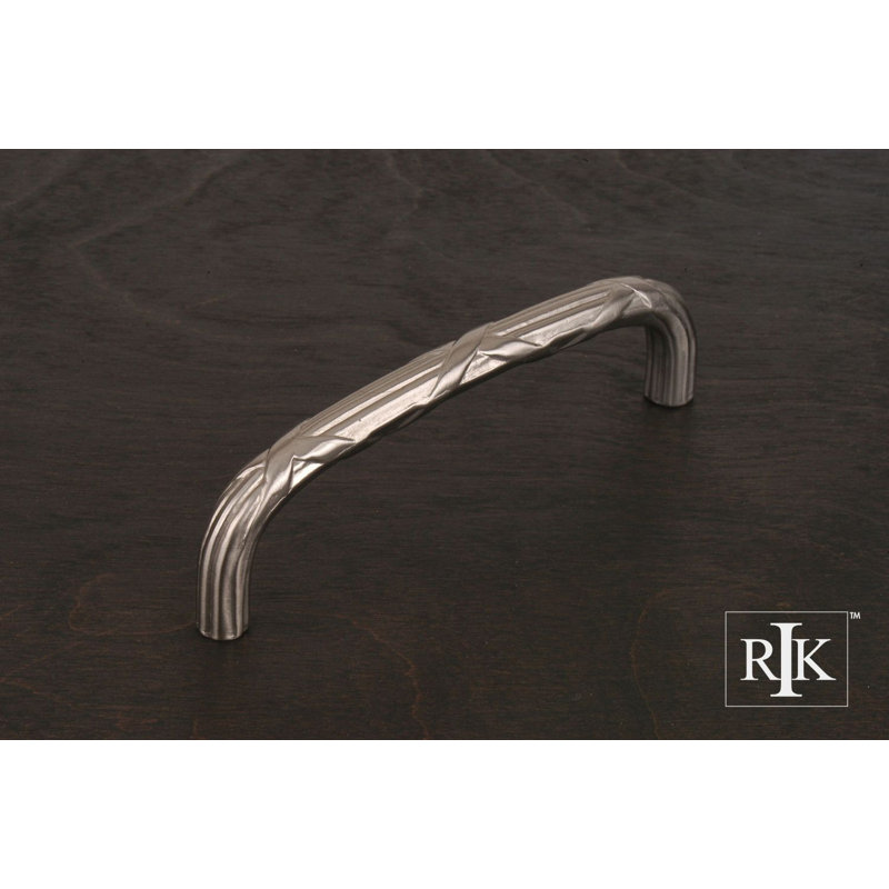 Poignée lignes et croix 5 po CP Series, Nickel satiné
