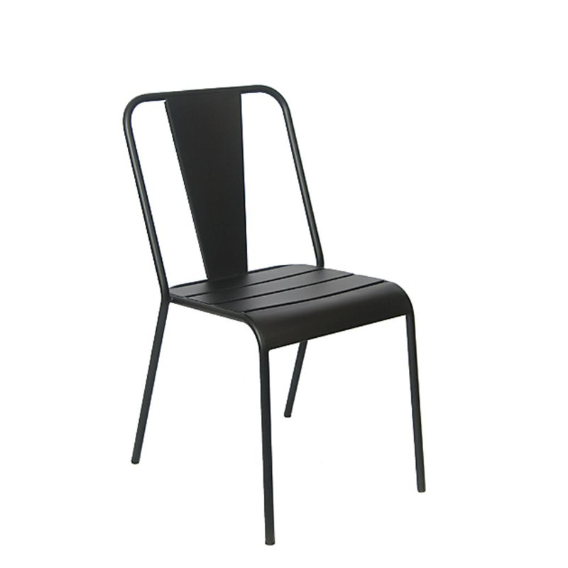 Chaise d'appoint empilable pour patio