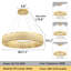 Modern Ring Crystal Dimmable Led Chandelier-1117065897