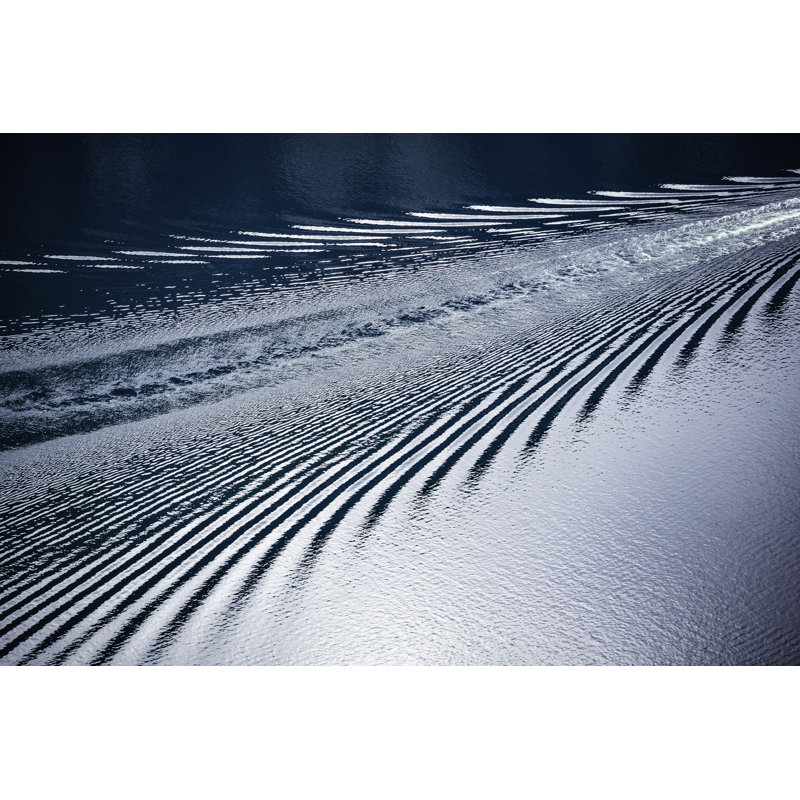 Wake Of The Ferry by Adam Smigielski - Wrapped Canvas Print, 30cm H x 46cm W x 3.8cm D