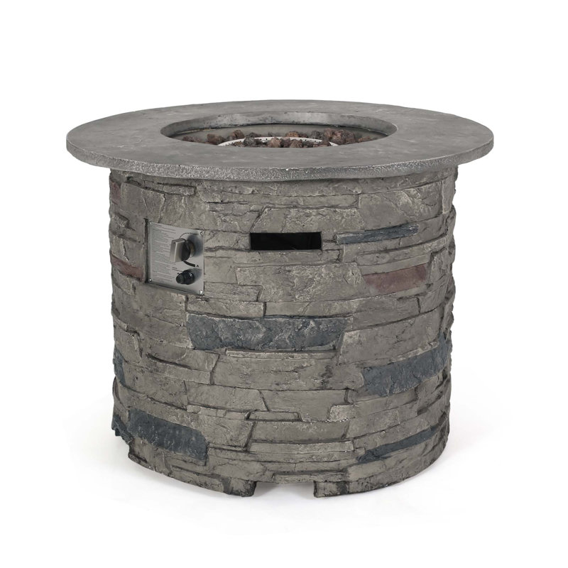 Outdoor Round Propane Fire Pit