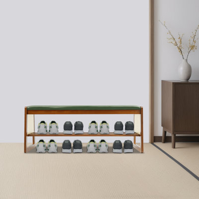 Banc de rangement pour chaussures 4 paires