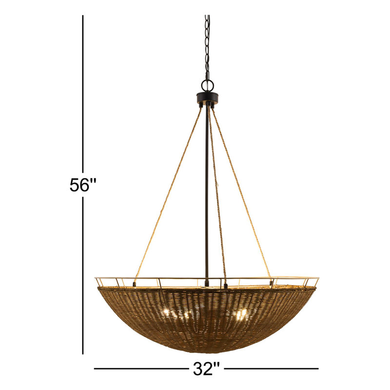 Jardins Iron 3-Light Chandelier