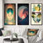 «Walking Towards The Full Moon», 3 pièces sur toile-2133163708-2133163709