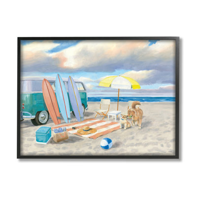 Summer Beach Scene