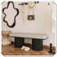 Banc contemporain rembourré avec pieds épais-1654192488