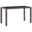 Ensemble de mobilier d'extérieur en acier et polyester