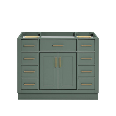 Osoria 42'' Solid Wood Single Bathroom Vanity Base Only, Base Cabinet without Top